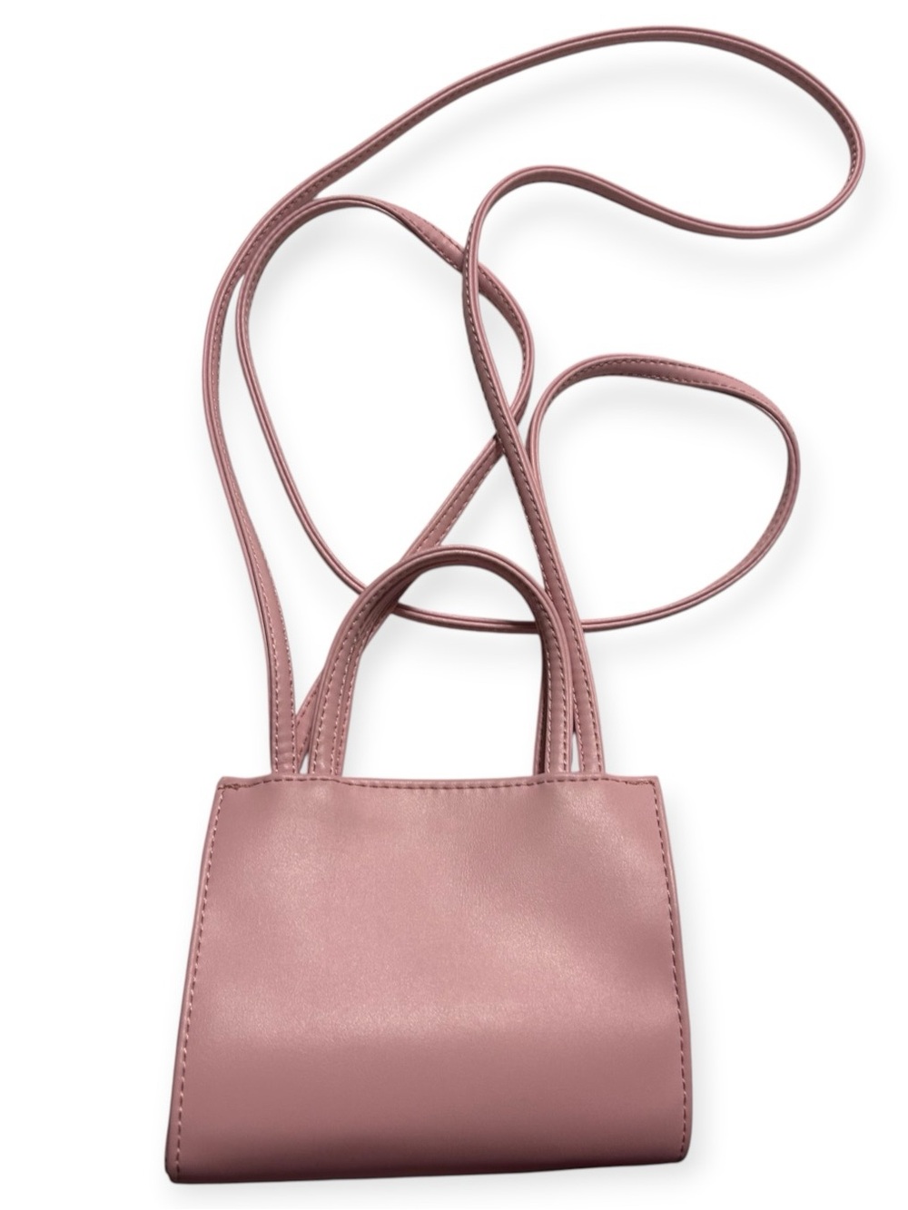 Telfar Mini Shopping Bag Bubblegum Pink | Crossbody + Top Handle | 7โ Width - Picture 3 of 9